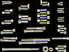 Polished Stainless Bolt Kit Fits March Serpentine Pulley Kits: 655-21100 - image 1