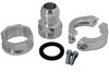 RAD20-150 Weld Free 20AN Compression Fitting; Fits 1.45-1.60"; Clearcoat; Billet - image 2