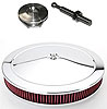 Fastener/Air Cleaner Kit Includes: Brushed Aluminum Quick-Latch and 4" Stud