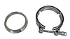 T763VCL T67/T72/7678 Turbocharger Discharge Flange and Clamp, 3 in. Diameter [Stainless Steel]