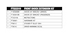FTS22319 Shock Extension Bracket for 2017-2020 Ford F-250 Super-Duty, 2017-2020 Ford F-350 Super-Duty - image 1