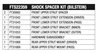 FTS22359 Shock Spacer Kit for 2021 Ford Bronco, 2022-2024 Ford Bronco, 2022-2023 Ford Bronco, 2023-2024 Ford Bronco - image 2