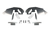 K4186 Tube Fenders Fits Select Jeep Gladiator; Jeep Wrangler - image 1