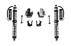 K4237DL Coilover Conversion Fits Select Jeep Wrangler - image 1