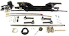 Rack Kit Early 67 Power Mustang Big Block Black - image 1