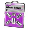 21120 Locking Lug Nuts, Chrome Regular .580" Shank 1/2-20 Thread 13/16" Hex Size - image 3