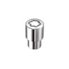 21122 Locking Lug Nuts, Chrome Regular .580" Shank 7/16-20 Thread 13/16" Hex Size - image 2