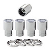 Locking Lug Nuts - Chrome Regular .580" Shank M12 x 1.5 Thread 13/16" Hex Size - image 1