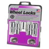 22140 Locking Lug Nuts, Chrome Long .950" Shank 1/2-20 Thread 13/16" Hex Size - image 3