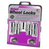22142 Locking Lug Nuts, Chrome Long .950" Shank 7/16-20 Thread 13/16" Hex Size - image 3