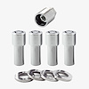 23181 Locking Lug Nuts, Chrome Extra-Long 1.365" Shank 1/2-20 Thread 13/16" Hex Size - image 1