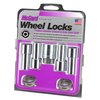 23181 Locking Lug Nuts, Chrome Extra-Long 1.365" Shank 1/2-20 Thread 13/16" Hex Size - image 3
