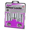 Locking Lug Nuts - Chrome Extra-Long 1.365" Shank M12 x 1.5 Thread 13/16" Hex Size - image 3