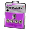 24010 Locking Lug Nuts, Chrome Cone Seat-Open End Style Thread Size: 1/2-20, Key Hex Size: 3/4" & 13/16" - image 3
