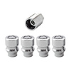 Locking Lug Nuts-Chrome Cone Seat-Short Style - image 1
