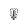 Locking Lug Nuts-Chrome Cone Seat-Short Style - image 2