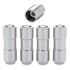 24109 Locking Lug Nuts, Chrome Cone Seat-Duplex Style Thread Size: 1/2-20 Key Hex Size: 7/8" Includes 4 Lug Nuts & 1 Key - image 1