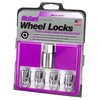 24130 Locking Lug Nuts, Chrome Cone Seat Style Thread Size: 1/2-20 Key Hex Size: Dual Includes 4 Lug Nuts & 1 Key - image 3