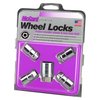 24132 Locking Lug Nuts, Chrome Cone Seat Style Thread Size: 7/16-20 Key Hex Size: 3/4" Includes 4 Lug Nuts & 1 Key - image 3