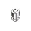 24193 Locking Lug Nuts, Chrome Cone Seat-Short Style Thread Size: 1/2-20 Key Hex Size: Dual  Includes 4 Lug Nuts & 1 Key - image 2