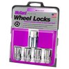 Locking Lug Nuts - Chrome Cone Seat Style Thread Size: 1/2-20 Key Hex Size: Dual Extra Long +.20 Includes 4 Lug Nuts and 1 Key - image 3