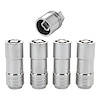24205 Locking Lug Nuts, Chrome Cone Seat Style Thread Size: M14 x 2.0 Key Hex Size: 13/16" Includes 4 Lug Nuts & 1 Key - image 1
