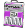 24205 Locking Lug Nuts, Chrome Cone Seat Style Thread Size: M14 x 2.0 Key Hex Size: 13/16" Includes 4 Lug Nuts & 1 Key - image 2