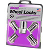 24215 Locking Lug Nuts, Chrome Cone Seat Style - image 2