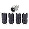 24216 Locking Lug Nuts, Black Cone Seat Style