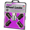 24216 Locking Lug Nuts, Black Cone Seat Style - image 2