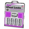 24234 Locking Lug Nuts, Chrome Cone Seat Style Thread Size: 9/16-18 Key Hex Size: 7/8" Includes 4 Lug Nuts & 1 Key - image 3