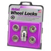 24519 Locking Lug Nuts, Chrome Cone Seat-Open End Style Thread Size: M14 x 1.5 Key Hex Size: 22mm Includes 5 Lug Nuts & 1 Key - image 3