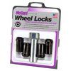 25112 Locking Lug Nuts, Chrome Cone Seat-Tuner Style Thread Size: 14 mm x 1.50, Key Hex Size: 1", Includes 4 Lug Nuts & 1 Key - image 3