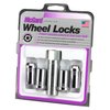 25115 Locking Lug Nuts, Chrome Cone Seat-Tuner Style Thread Size: M14 x 1.50 Key Hex Size: 22mm Includes 4 Lug Nuts & 1 Key - image 3