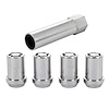 Locking Lug Nuts - Chrome Cone Seat-Tuner Style Thread Size: M12 x 1.5 Key Hex Size: 13/16" Includes 4 Lug Nuts and 1 Key - image 1