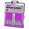 Locking Lug Nuts - Chrome Cone Seat-Tuner Style Thread Size: M12 x 1.5 Key Hex Size: 13/16" Includes 4 Lug Nuts and 1 Key - image 3