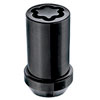 25340 Locking Lug Nuts, Chrome/Black Cone Seat-Tuner Style Thread Size: 1/2"-20 Key Hex Size: 13/16" Includes 4 Lug Nuts & 1 Key - image 2
