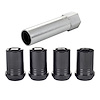 25357 Locking Lug Nuts, Black Cone Seat-Tuner Style Thread Size: M12 x 1.5 Key Hex Size: 13/16" Includes 4 Lug Nuts & 1 Key