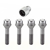 27014 Chrome Cone Seat Lug Bolts Threads: M12 x 1.5 - image 1