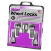 Chrome/Black Cone Seat Lug Bolt Threads: M12 x 1.25 - image 3