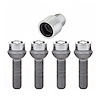 28023 Chrome Radius Seat Lug Bolt Threads: M12 x 1.5 - image 1