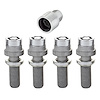 Chrome Radius Seat Lug Bolt Threads: M14 x 1.5 - image 1