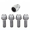 28172 Chrome Radius Seat Lug Bolt Threads: M12 x 1.5 - image 1