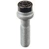 28317 Chrome/Black Radius Seat Lug Bolt Threads: M14 x 1.5 - image 2