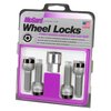 28317 Chrome/Black Radius Seat Lug Bolt Threads: M14 x 1.5 - image 3