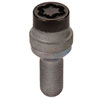 28332 Chrome/Black Radius Seat Lug Bolt Threads: M14 x 1.5 - image 2