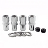 61007 Chrome Racing Style 0.746" Shank Lug Nuts 12mm x 1.5 - image 1