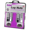 63000 Chrome Racing Style 1.365" Shank Lug Nuts 1/2" -20 13/16" Hex Size - image 3