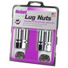63001 Chrome Racing Style 1.365" Shank Lug Nuts 7/16" -20 Thread Size - image 3