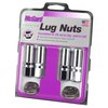 63002 Chrome Racing Style 1.365" Shank Lug Nuts M12 x 1.5 Thread Size - image 3